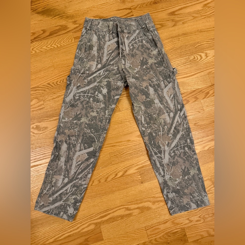 Abercrombie & Fitch Woodland Camo Carpenter Pants